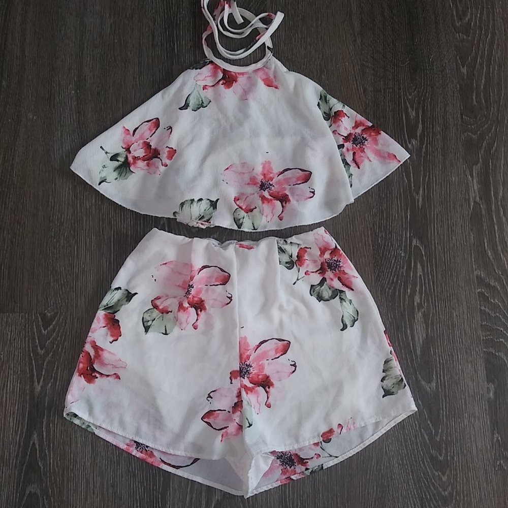 Floral Short set